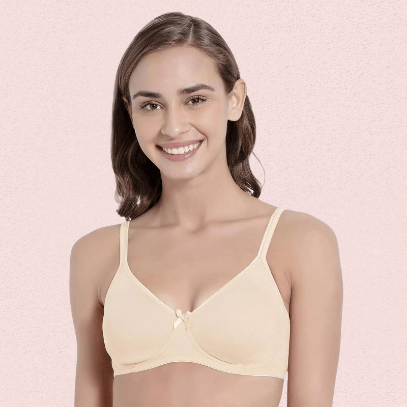 Women’s Soft Cotton Non-Wired Bra (Pack of 2)