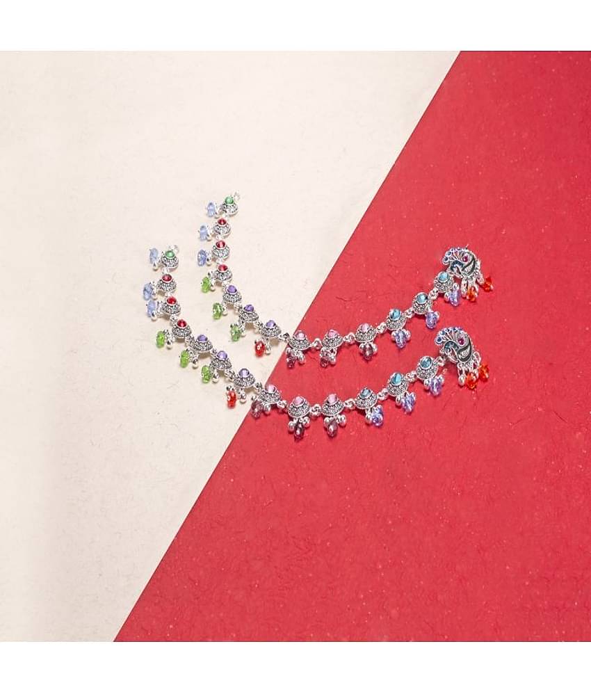 AKLINA Multicolor Anklets ( Pack of 1 )