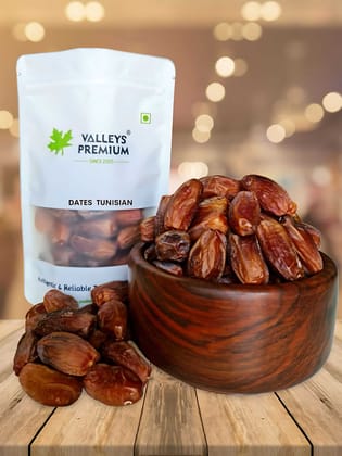 Valleys Premium Tunisian Dates (Khajoor) 400 Grams Valleys Premium Tunisian Dates (Khajoor) 400 Grams