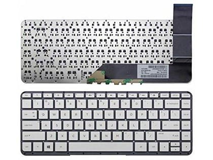 Laptop Keyboard Compatible For HP Stream 13-C 13-C000 13-C002DX 13-C010CA 13-C010NR 13-C020CA 13-C020NR 13-C030NR 13-C077NR (White)