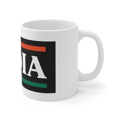DARSHANS Ceramic India Printed Coffee Mug (Color: White, Capacity:330ml) DARSHANS Ceramic India Printed Coffee Mug (Color: White, Capacity:330ml)