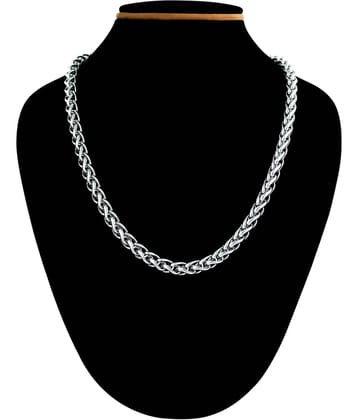 FASHION FRILL - Silver Plated Chain ( Pack of 1 )
