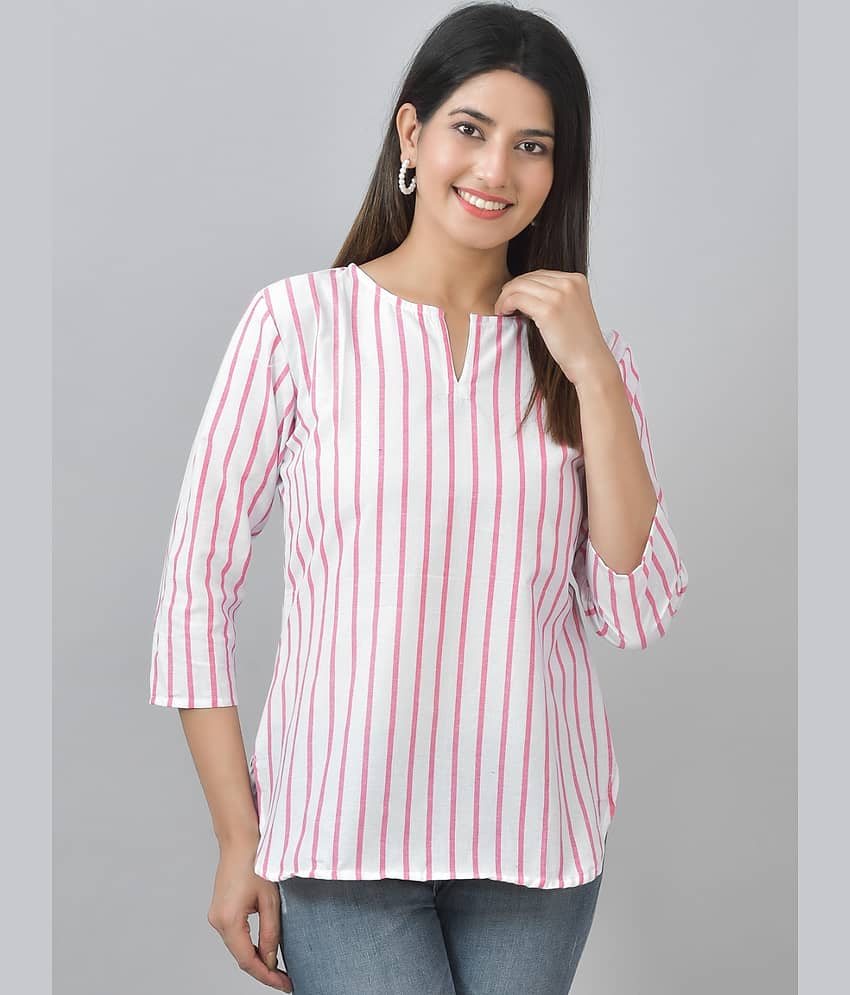 QuaClo Pink Cotton Women's Tunic ( Pack of 1 )