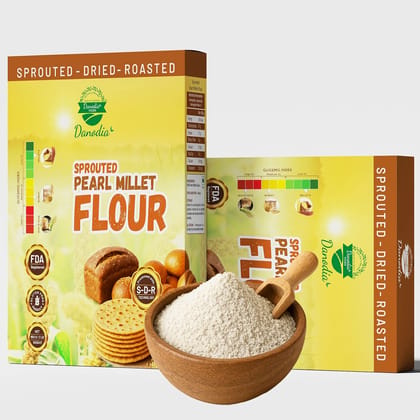 Danodia Foods Sprouted Pearl Millet Flour, 950 gm