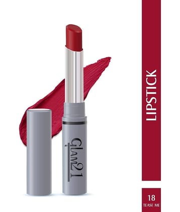 Glam21 Long Lasting NonTransfer Lipstick Creamy Matte Formula matte finish 2.8g Give Me Red-03