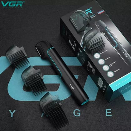 VGR V-602 Waterproof Body Hair Trimmer For Men, Black