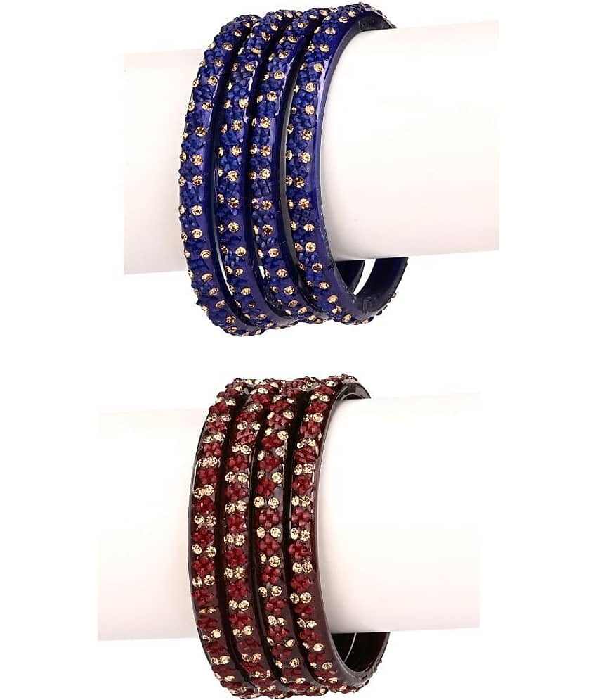 Somil Designer And Attractive Wedding Fancy Glass Bangle Set For Party, Marriage, Function And Daily Use