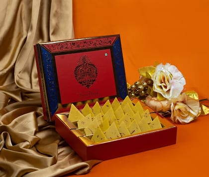 Kesar Kaju Barfi