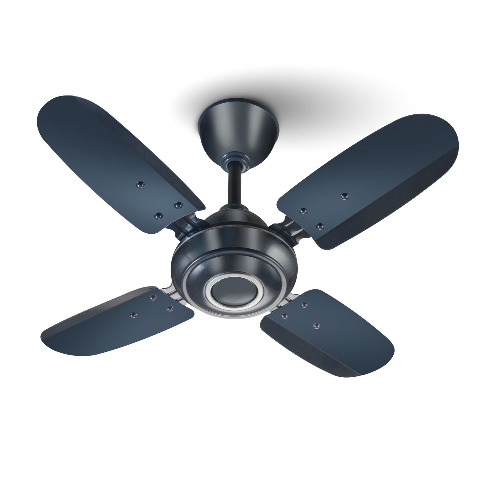 truTRTL Wave Ceiling Fan | 600 mm (24 inch) | High-Speed Ceiling Fan for Home | 2 Year Warranty | Energy Saving | Durable & Stylish | Metallic Blue