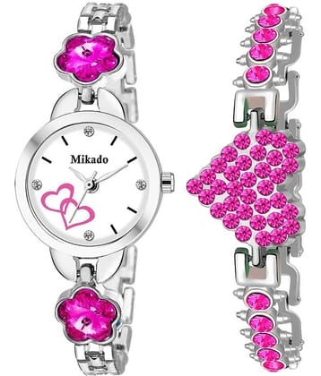 Mikado - Silver Stainless Steel Analog Womens Watch