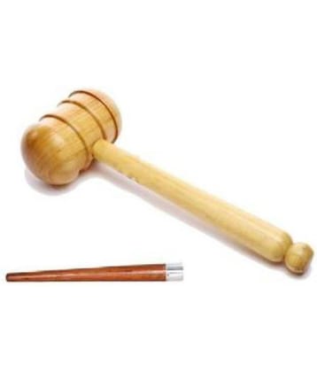 Emm Emm Combo of Mallet Knocking Hammer (One Side)+Bat Grip Applicator(Cone)