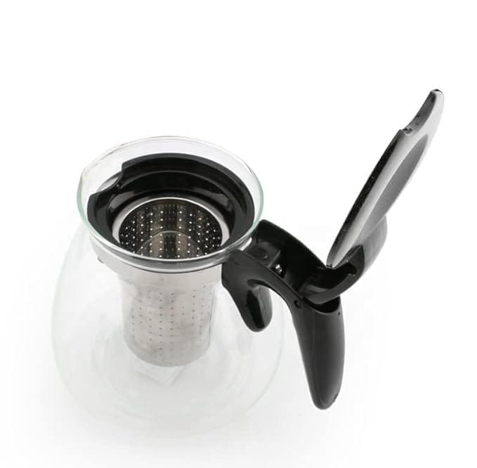 Glass teapot Kettle Teapot with Stainless Steel Infuser, Glass Teapot for Loose Leaf Tea, Blooming Tea, and Herbal