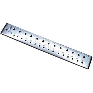 Scorpion Drawplate Monopoly Brand, Tear Drop Holes 8 Inch - 30 Holes (Economy)
