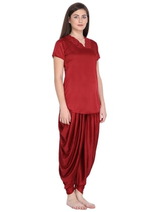 Klamotten Women's Solid Nightsuit N71M