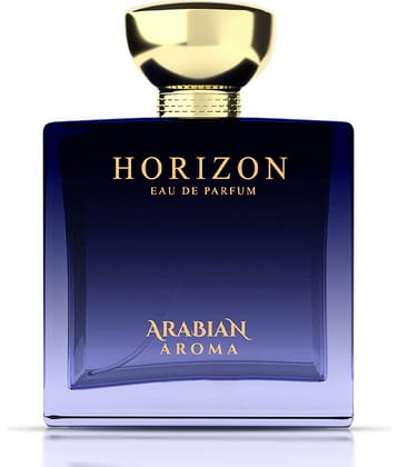 Arabian Aroma Horizon Men's Perfume, Fresh and Long-Lasting Fragrance, Eau De Parfum, 100ml (Pack of 1)