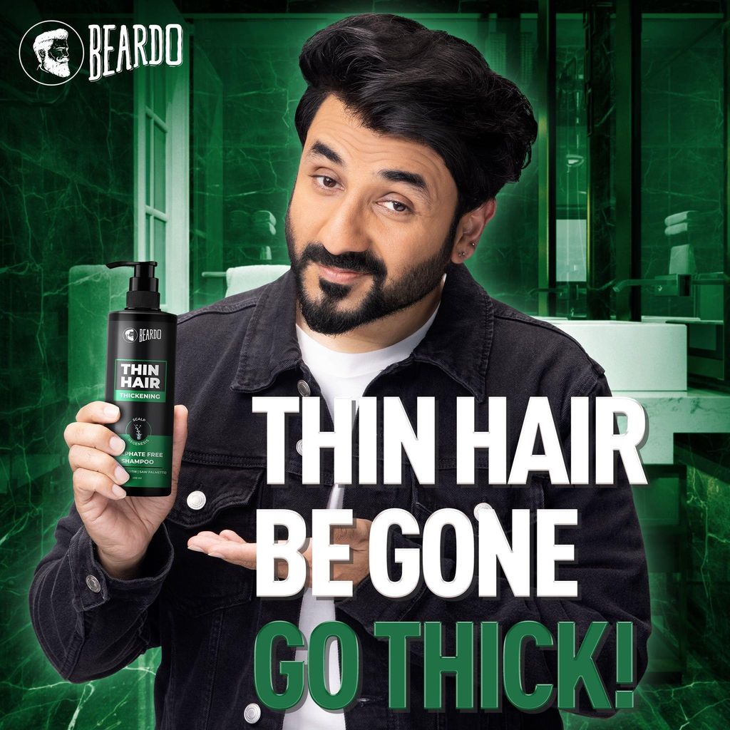 Beardo Hair Thickening Sulphate Free Shampoo