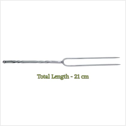 Traditional Hair Detangler Rod | 21 cm Length | Stainless Steel | Tangled Fixer | U Shape Tool for Curly Wavy Hair | Pain-Free Detangling | Styling | Sikku Kambi (Traditional Tamil Tool)