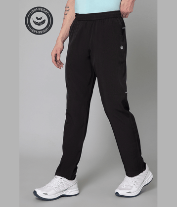 Turnfit Black Polyester Men's Sports Trackpants ( Pack of 1 )