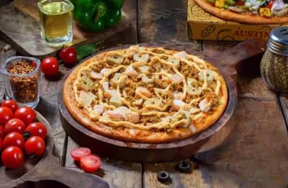Non veg tandoori pizza
