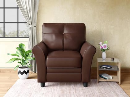Orlando Plus 1 Seater Sofa (Leather, Brown) Orlando Plus 1 Seater Sofa (Leather, Brown)