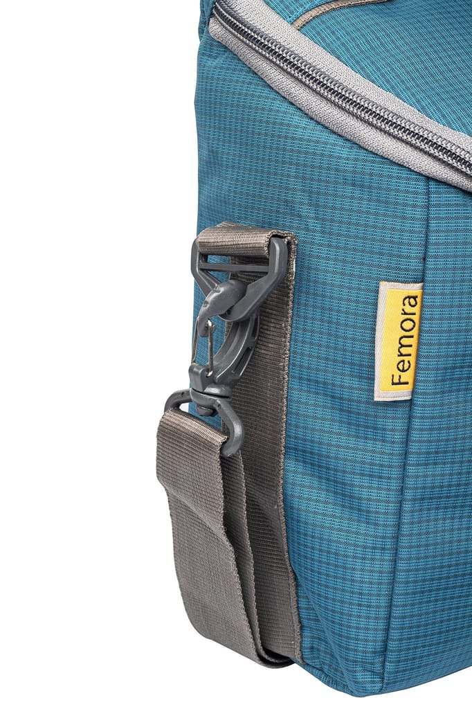 Femora Borosilicate Glass Microwave Safe Square Container Multipurpose Lunch Box for Office, Blue, Designer Lunch Box, 300 Ml (Set of 2)