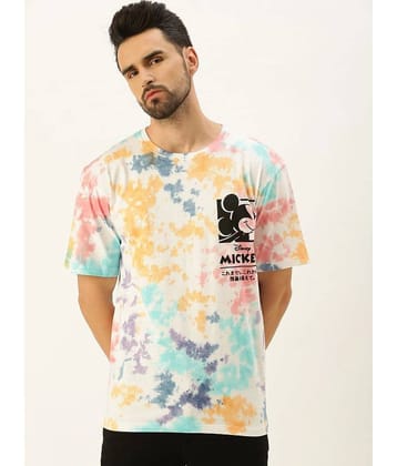 Veirdo Pack of 1 Cotton Oversized Fit Men's T-Shirt ( Multicolor )