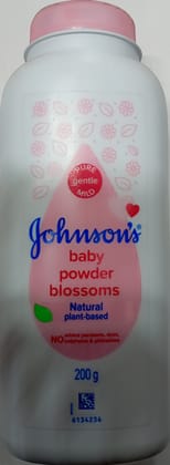 Johnson baby powder blossoms natural plant-based 200g
