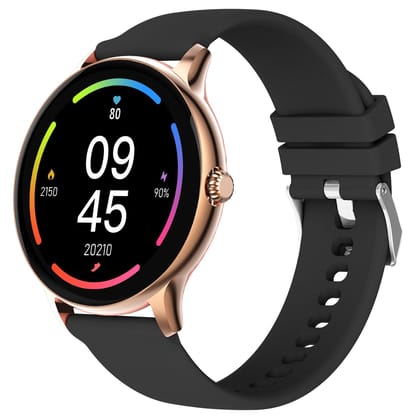 Fire-Boltt Phoenix Pro Smart Watch with 1.39'' inch display, Bluetooth Calling, Metal Body with 120+ Sports Modes, SpO2, Heart Rate Monitoring- Gold & Black
