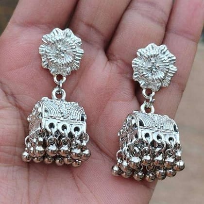 Silver Oxidise Earing