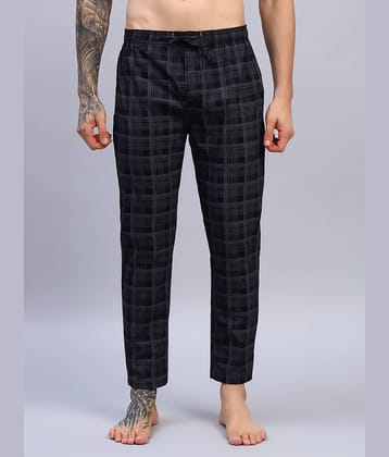 Flamboyant Black Cotton Men's Trackpants ( Pack of 1 )