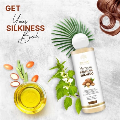 Organic Mirakle Moroccan Argan Oil Shampoo (200 ML)