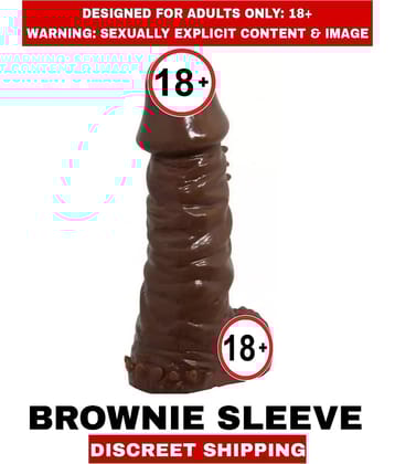 MALE ADULT SEX TOY BROWNIE CHOCO PENIS SINGLE HOLE SLEEVE For Men