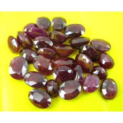 Lustrous 172Ct 29pc Natural Untreated Indian Ruby Gemstones Wholesale Lot Parcel