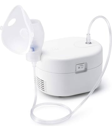 Omron Ultra Compact & Low Noise Compressor Nebulizer for Child & Adult (White)