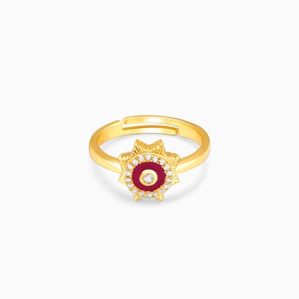 Golden British Royal Ring