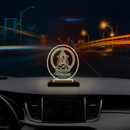 Ganesh ji Car LED Light-Pack Of 1