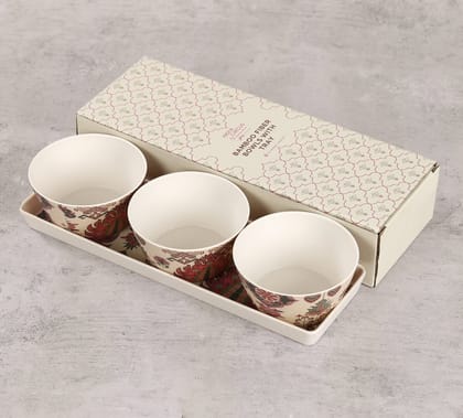 India Circus Mystifying Dazzle Bowls And Tray Set