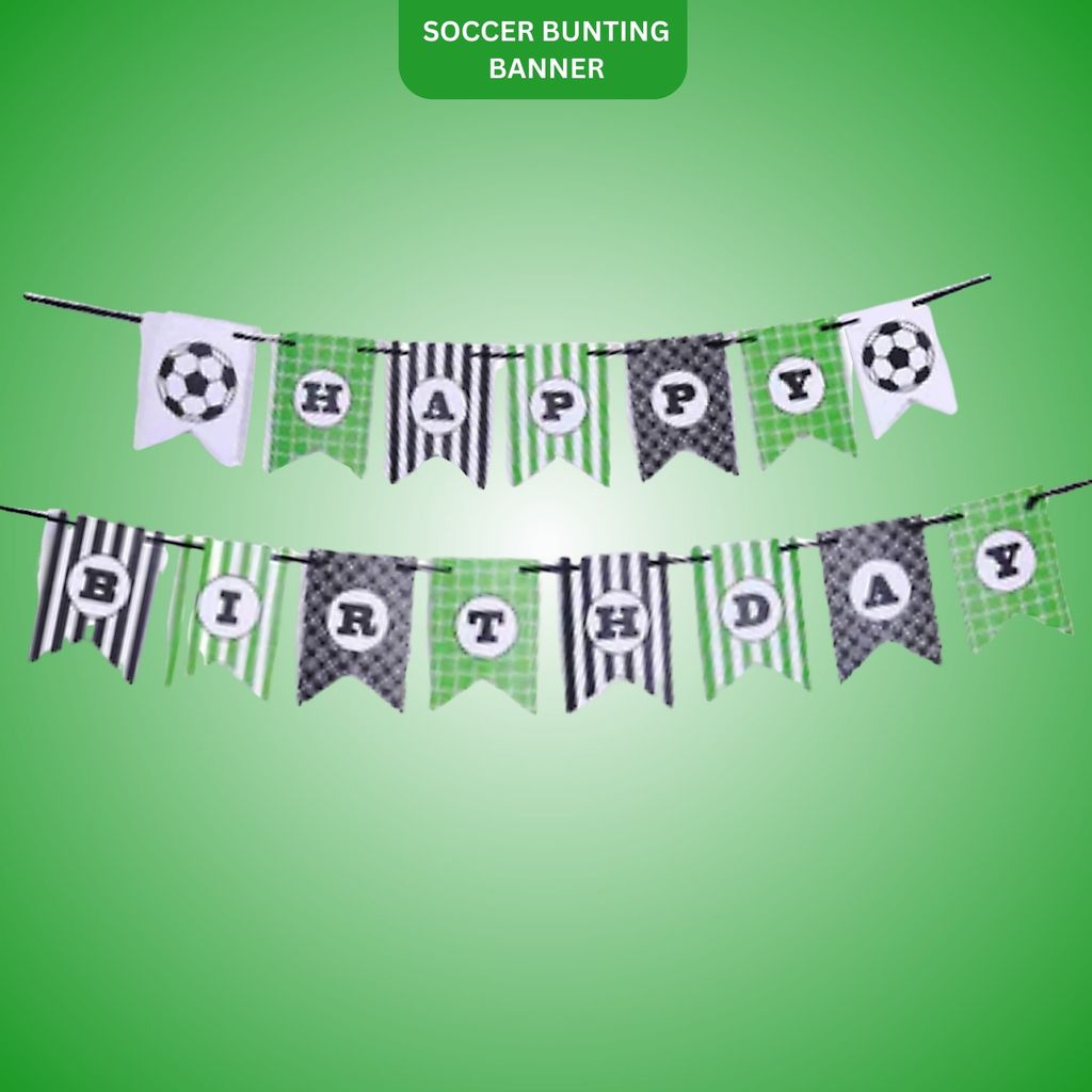Soccer Bunting Banner - Party and Festive Needs | Buy online on ZillyBuy