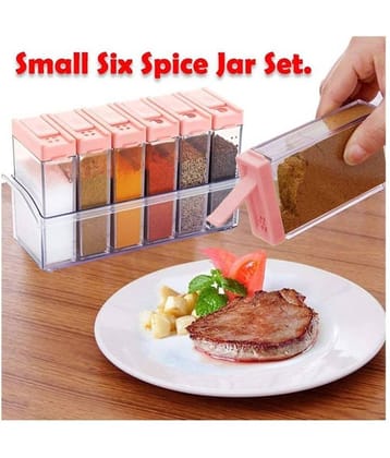 Vmoni&nbsp;6 pcs Jar Spice Rack | Masala Box Storage Containers for Pepper Salt | Spice Container | Masala Box