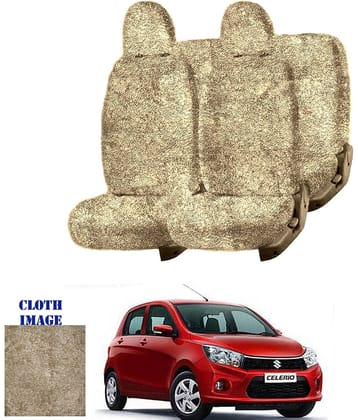 Maruti Celerio Beige 5 Seater Car Seat Cover