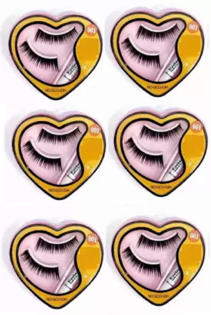 Elecsera False Eyelashes (Pack of 6) (Pack of 6) - Makeup - Eyes | Buy online on ZillyBuy