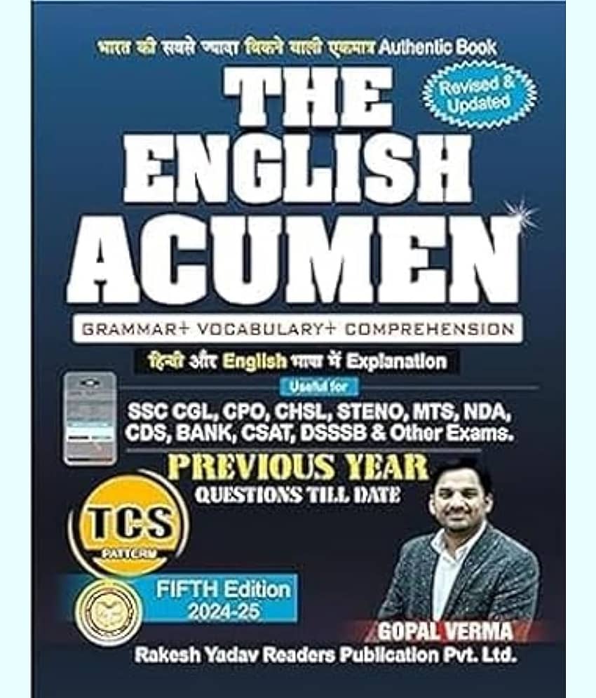 THE ENGLISH ACUMEN BY GOPAL VERMA 5th EDITION 2024-25