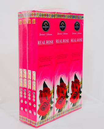 Real Rose  Incense Sticks 6 Pcs
