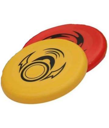 EmmEmm Pack of 2 Pcs 22 Cm Premium Flying disc/Frisbee for Outdoor Fun Game/Picnic and Throw Sport