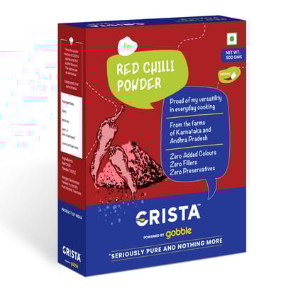 CRISTA Red Chilli Powder, 500 gm