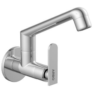 IX-2808 Sink Cock With Swinging Spout With Wall Flange (Wall Mounted Model) IX-2808 Sink Cock With Swinging Spout With Wall Flange (Wall Mounted Model)