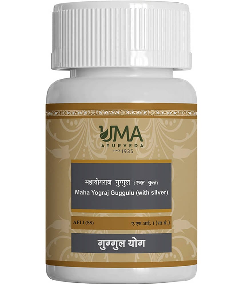 UMA AYURVEDA Mahayograj Guggulu With Silver Tablet 80 no.s Pack Of 1