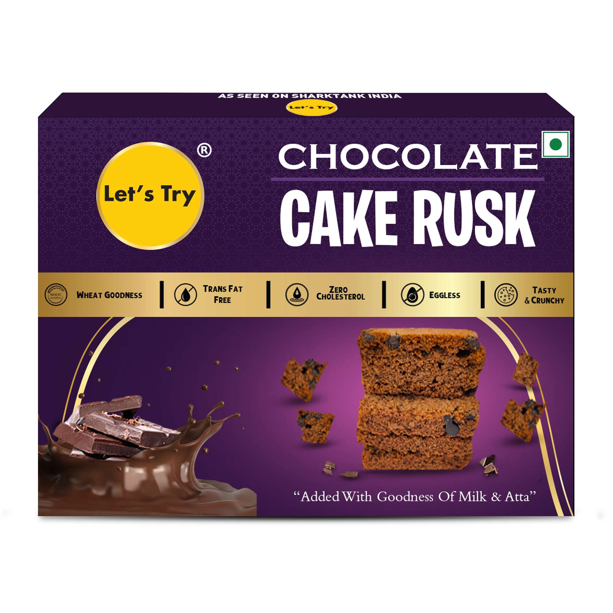 Let's Try Choclate Cake Rusk - 100g 