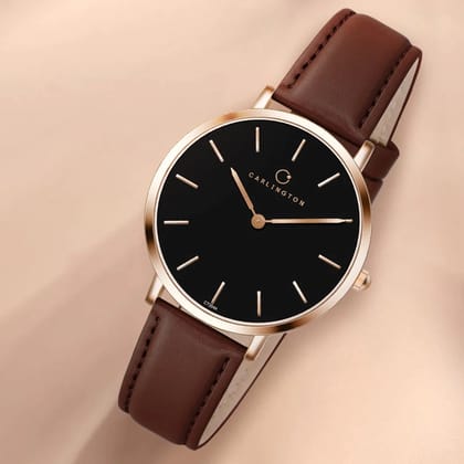 Iconic 2044 Brown Analog Womens Watch