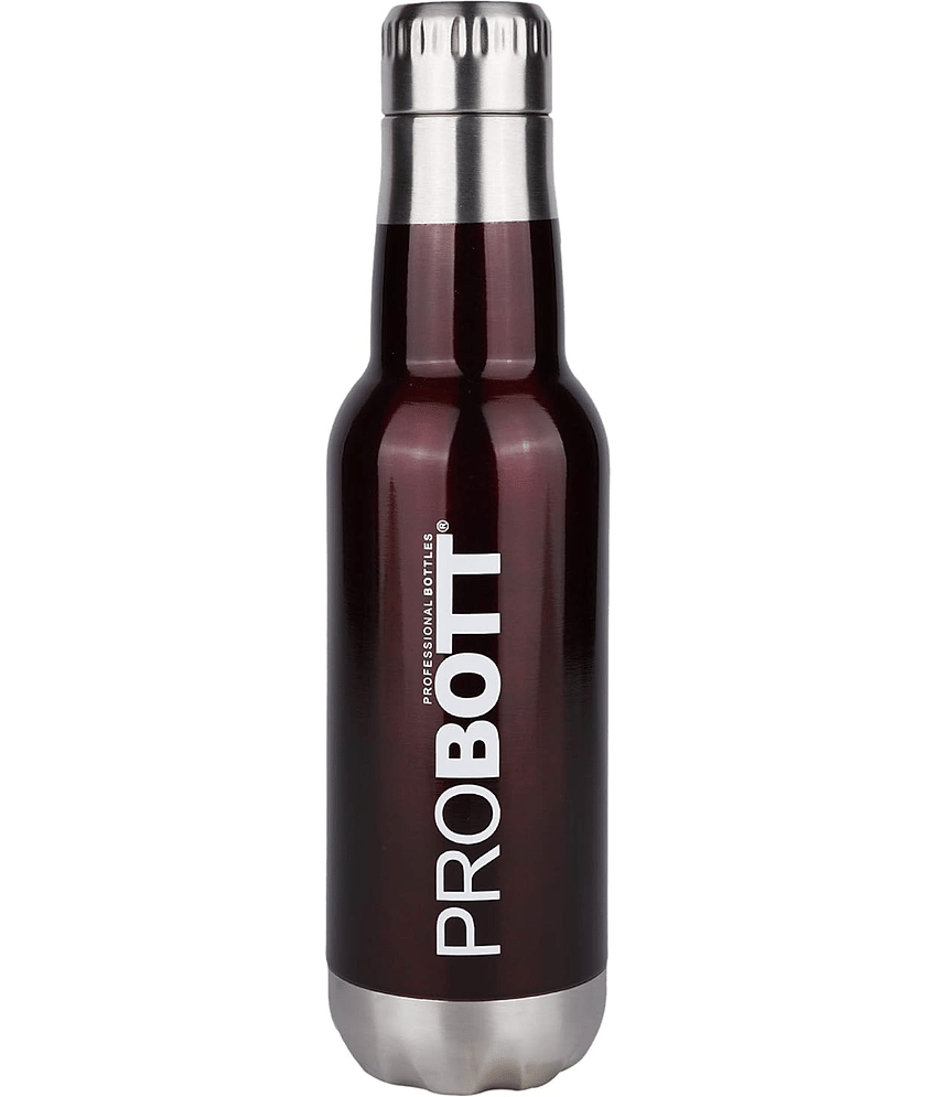 Probott Magnum 500ml Maroon Steel Flask ( 500 ml )
